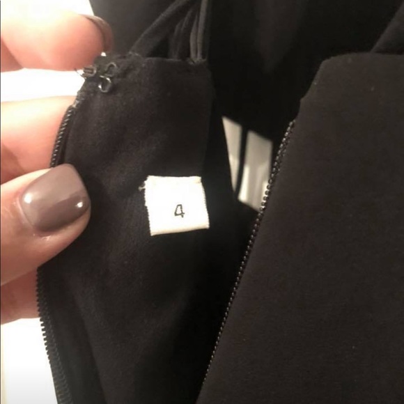 Black long dress with cut outs - Picture 3 of 4